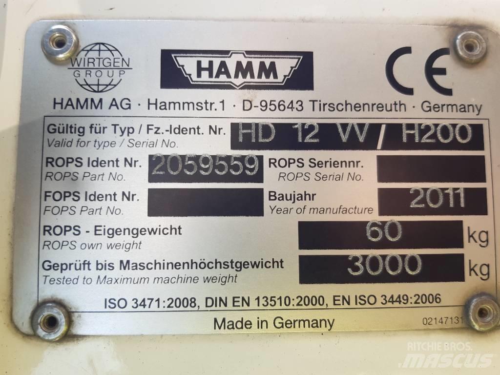 Hamm HD 12 VV Çift tamburlu silindirler