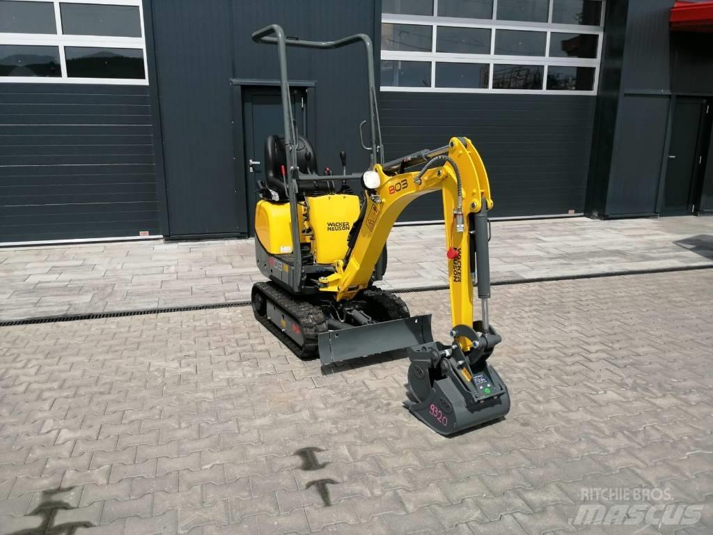 Wacker Neuson 803 Mini ekskavatörler, 7 tona dek