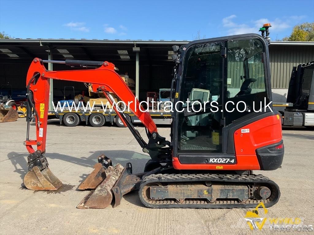 Kubota KX 027-4 Mini ekskavatörler, 7 tona dek