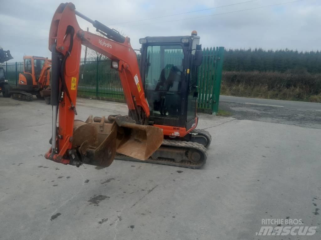 Kubota U 27-4 Mini ekskavatörler, 7 tona dek
