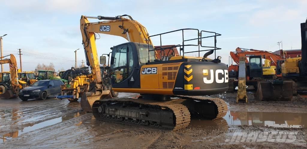JCB JS 220 LC Paletli ekskavatörler