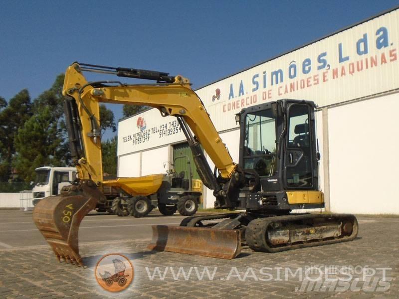 Yanmar Vio 50-6A Mini ekskavatörler, 7 tona dek