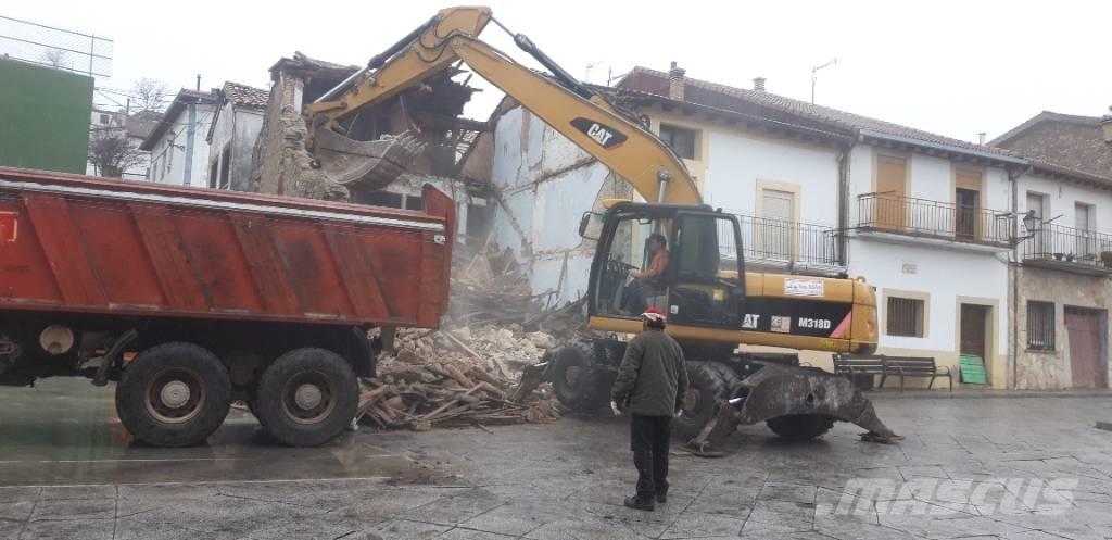 CAT M318d Lastik tekerli ekskavatörler