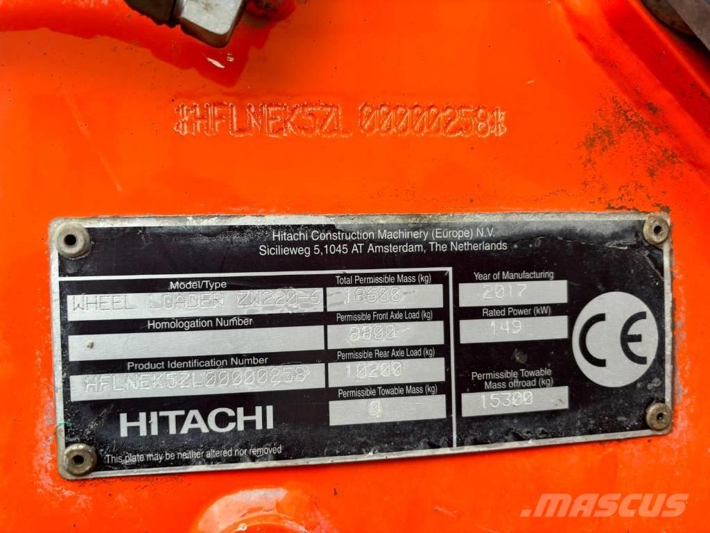 Hitachi ZW 220-6 Tekerlekli yükleyiciler