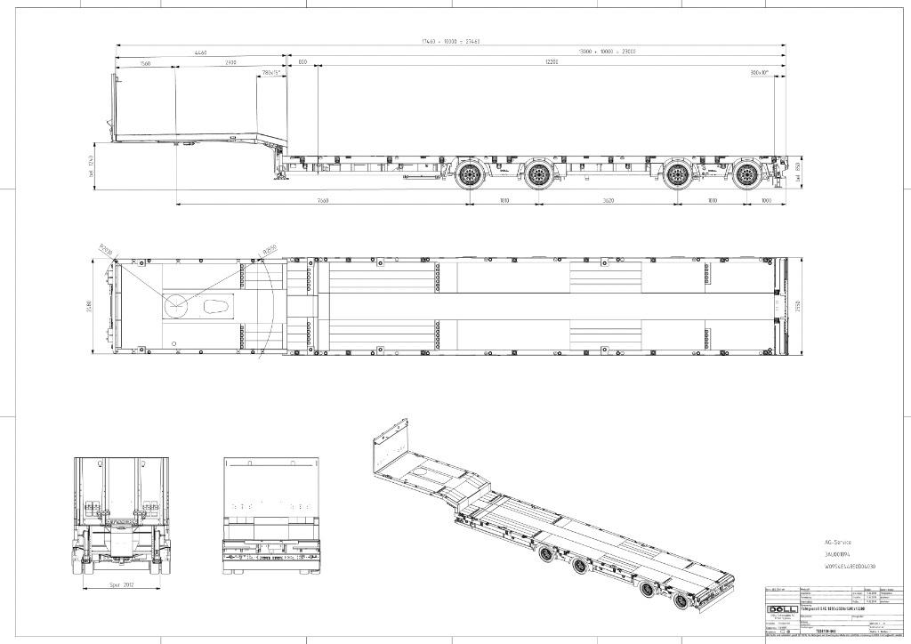 Doll S4E Flatbed çekiciler