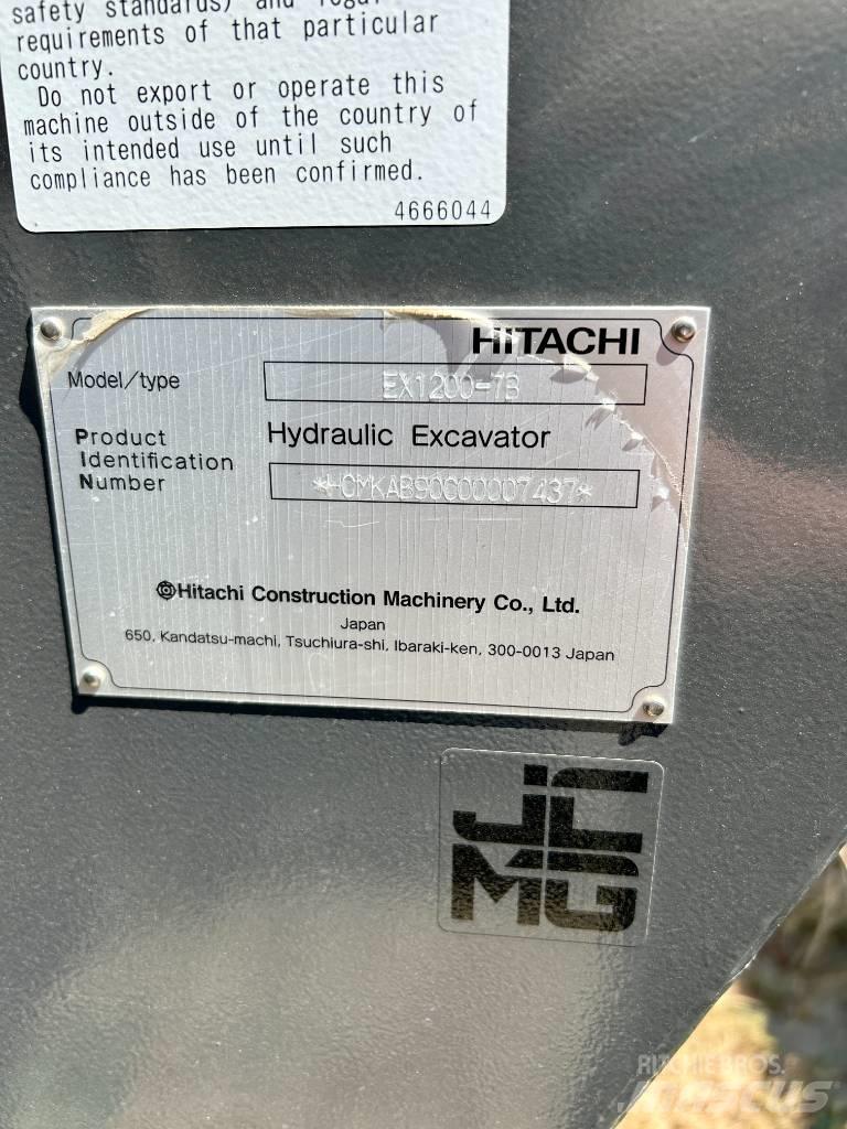 Hitachi EX 1200-7B Paletli ekskavatörler