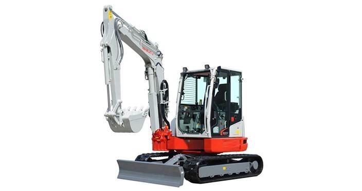Takeuchi TB257FR Mini ekskavatörler, 7 tona dek