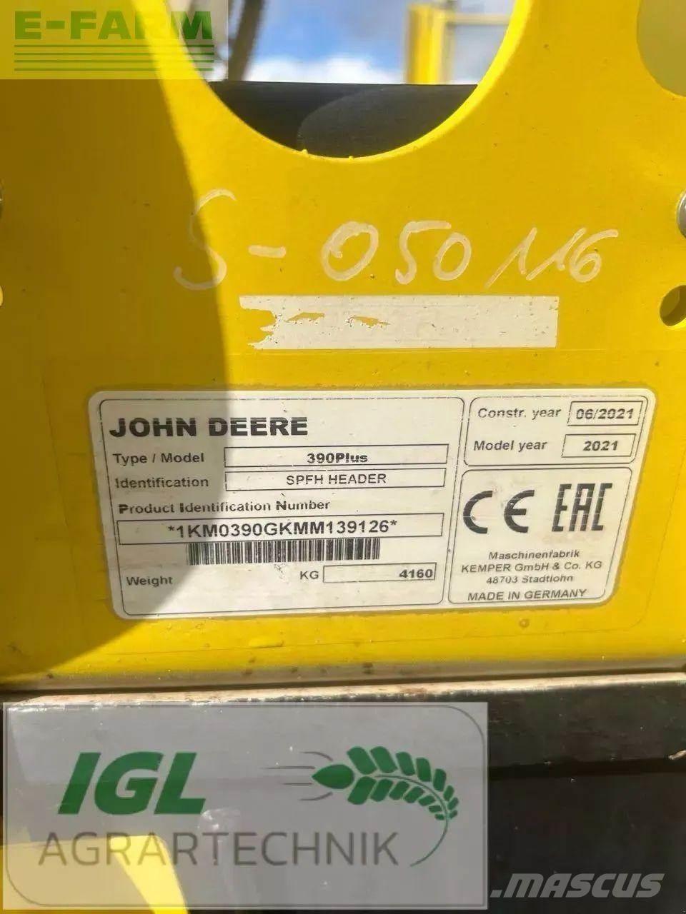 John Deere 9700 i Kendi yürür silaj makinalari