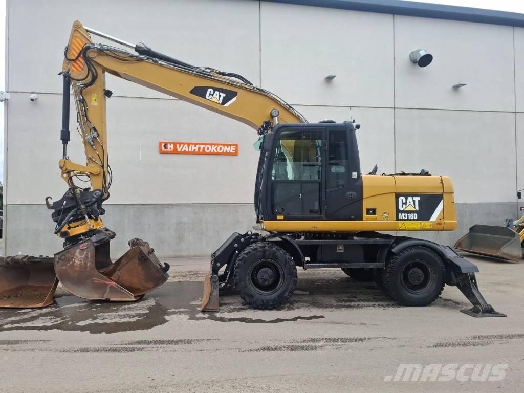 CAT 316D Lastik tekerli ekskavatörler