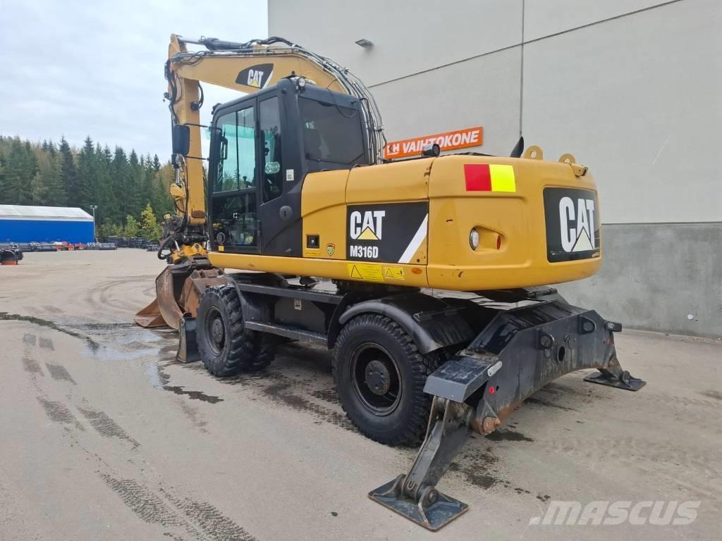 CAT 316D Lastik tekerli ekskavatörler