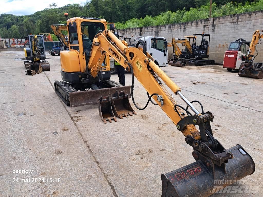 Hyundai R35Z-9 Mini ekskavatörler, 7 tona dek