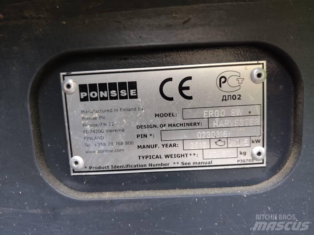 Ponsse ERGO 8W Biçerdöverler