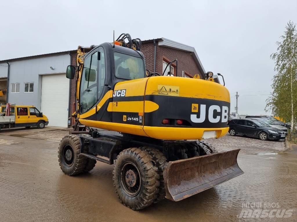 JCB JS 145 W Lastik tekerli ekskavatörler