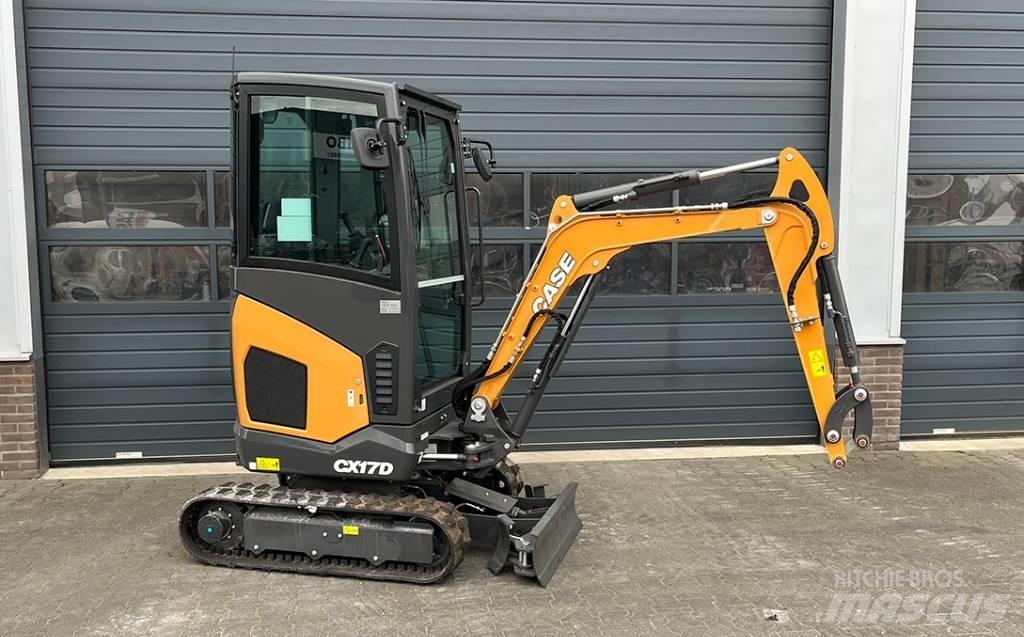 CASE CX17D Mini ekskavatörler, 7 tona dek