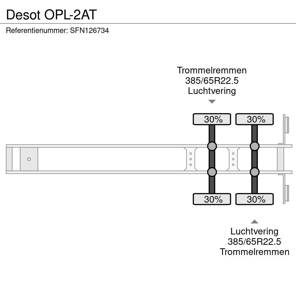 Desot OPL-2AT Kapali kasa yari römorklar