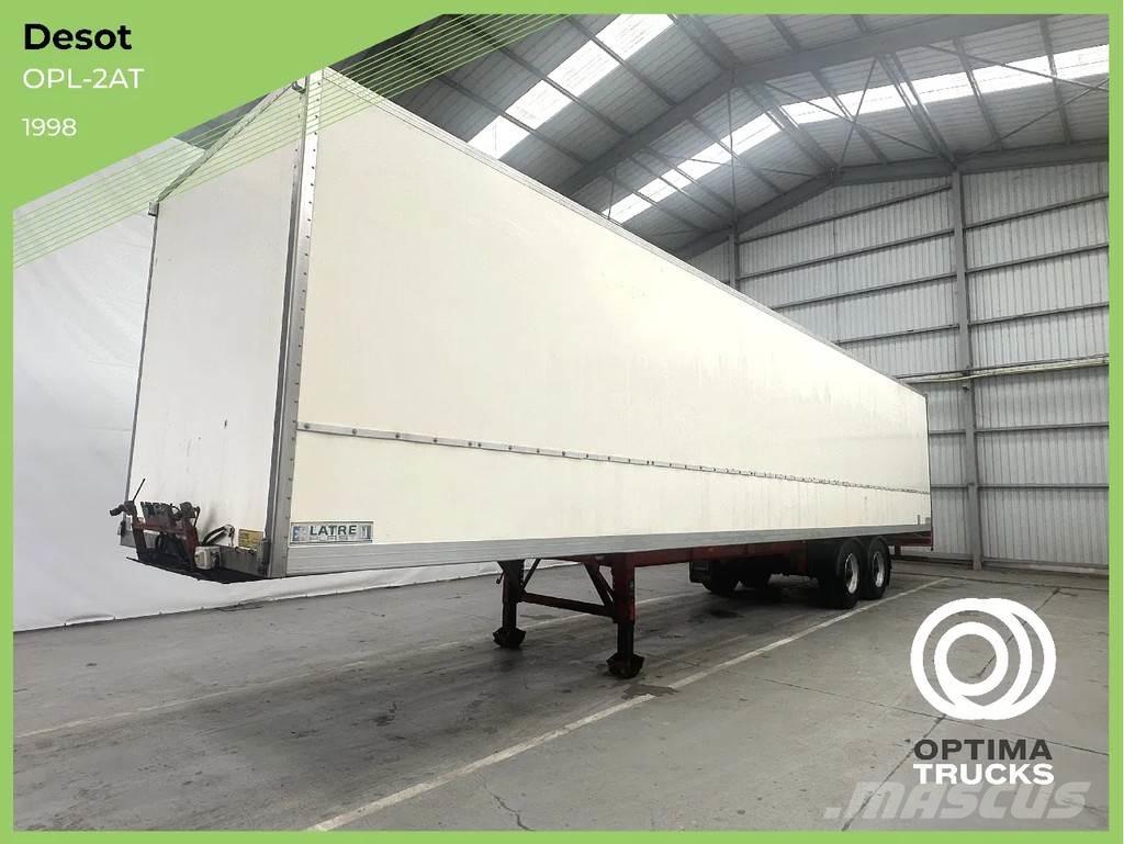 Desot OPL-2AT Kapali kasa yari römorklar