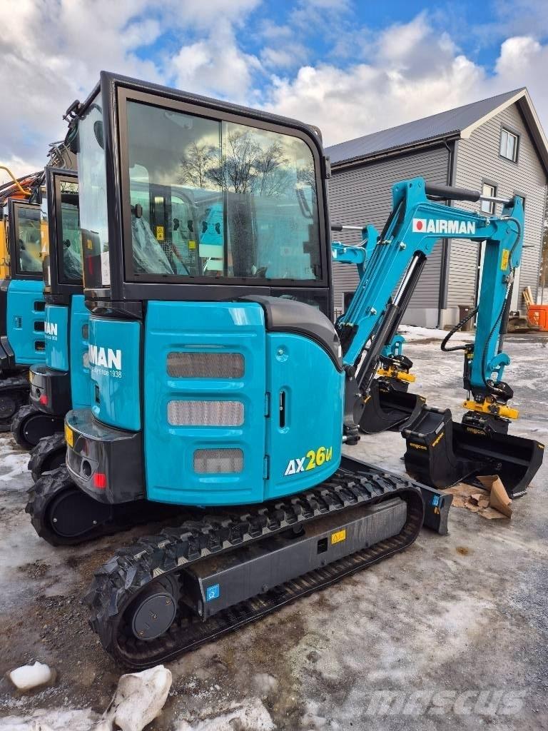 Airman AX 26 U-7 Mini ekskavatörler, 7 tona dek