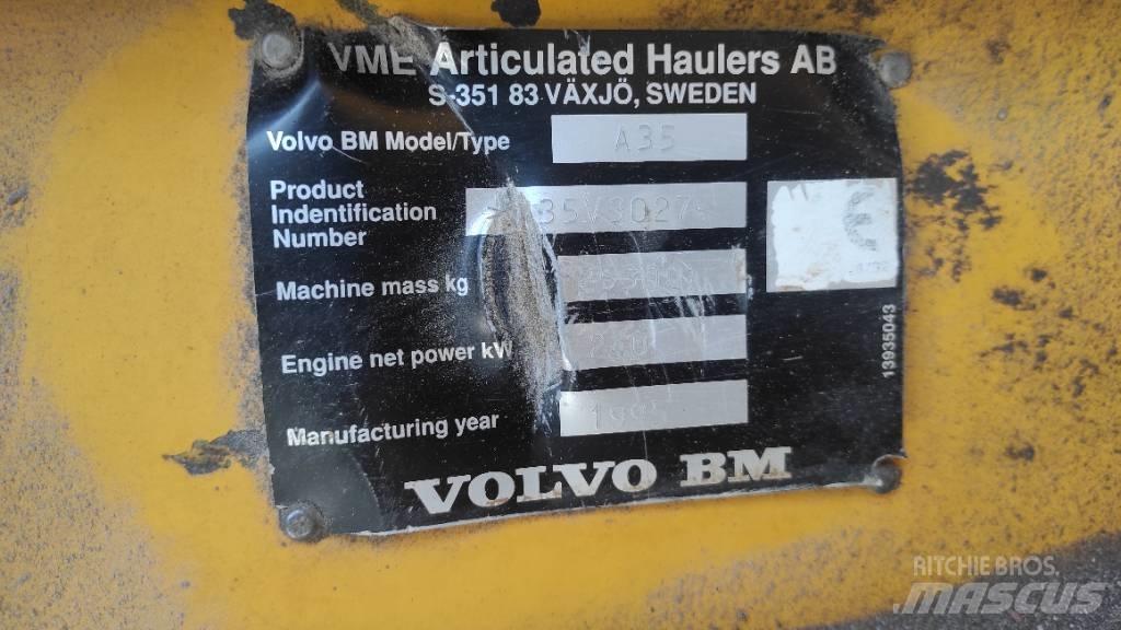 Volvo A 35 Belden kirma kaya kamyonu