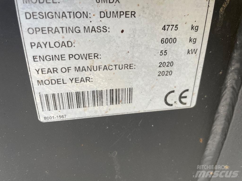 Mecalac 6 MDX Belden kirma kamyonlar
