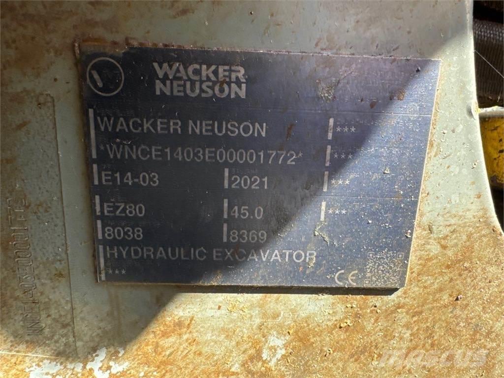 Wacker Neuson EZ80 Paletli ekskavatörler
