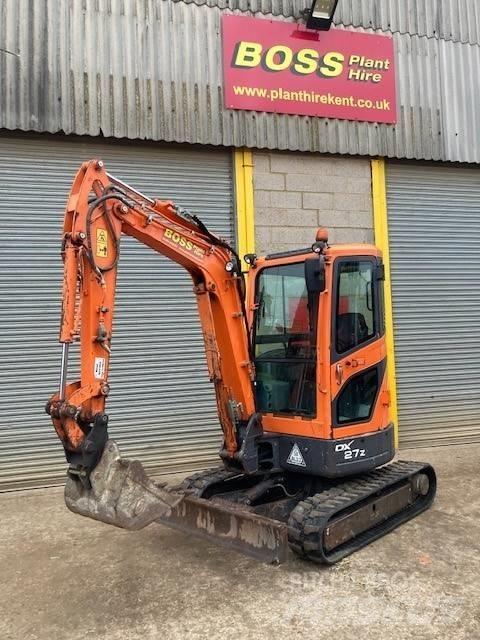 Doosan DX 27 Z Mini ekskavatörler, 7 tona dek