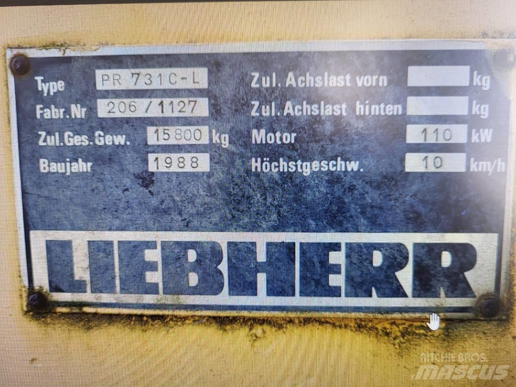 Liebherr PR 731 CL Paletli dozerler