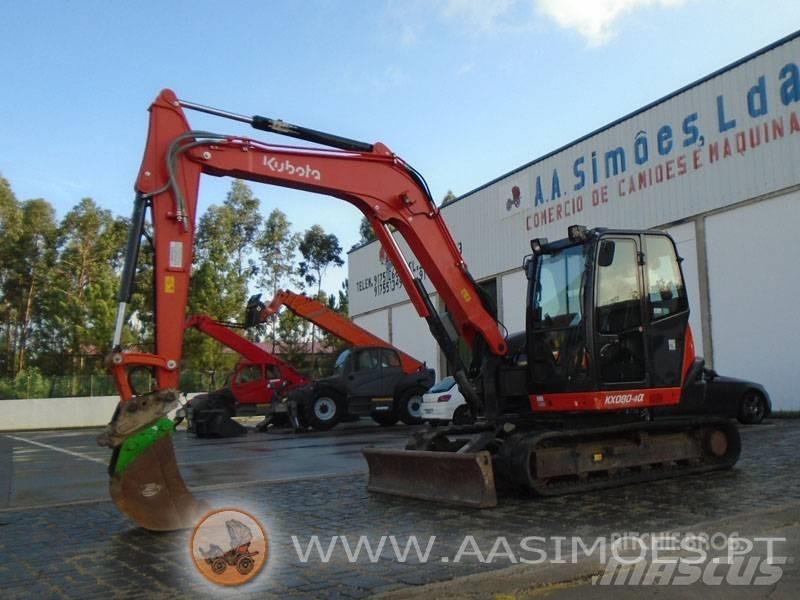 Kubota KX 080-4 Midi ekskavatörler 7 - 12 t