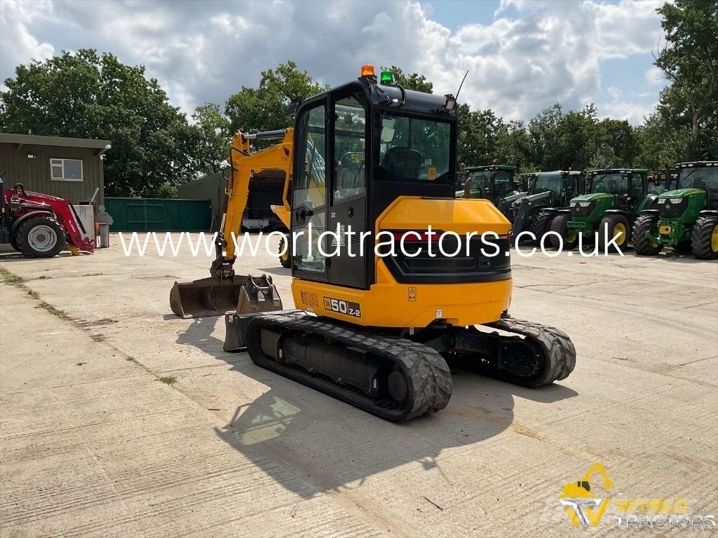 JCB 50 Z-2 Mini ekskavatörler, 7 tona dek