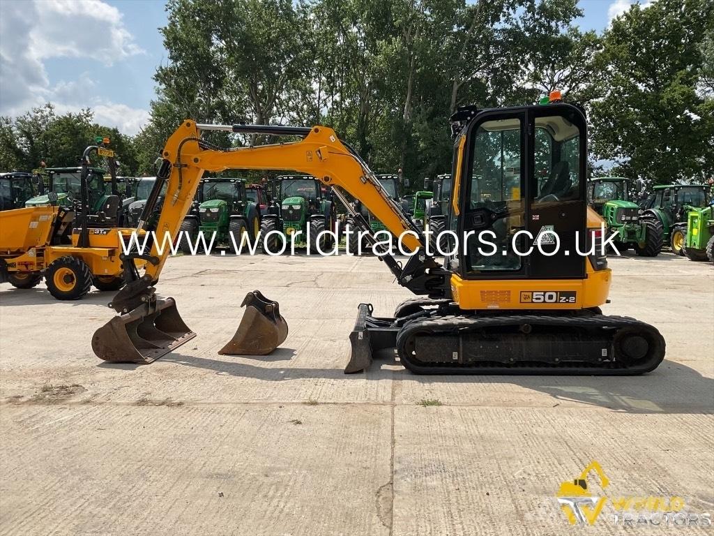 JCB 50 Z-2 Mini ekskavatörler, 7 tona dek