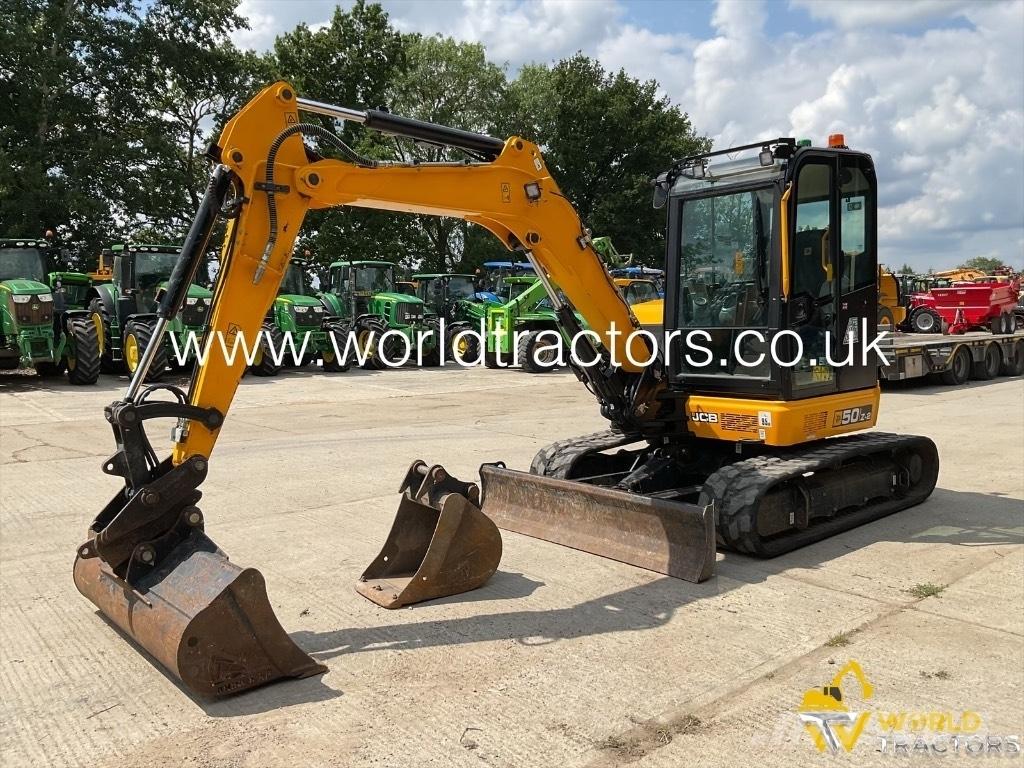 JCB 50 Z-2 Mini ekskavatörler, 7 tona dek