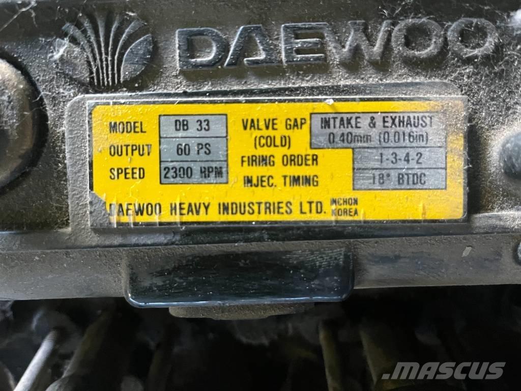 Daewoo DB33A E-0059 Motorlar