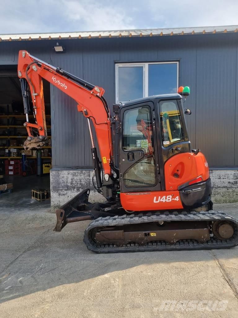 Kubota U48 Mini ekskavatörler, 7 tona dek