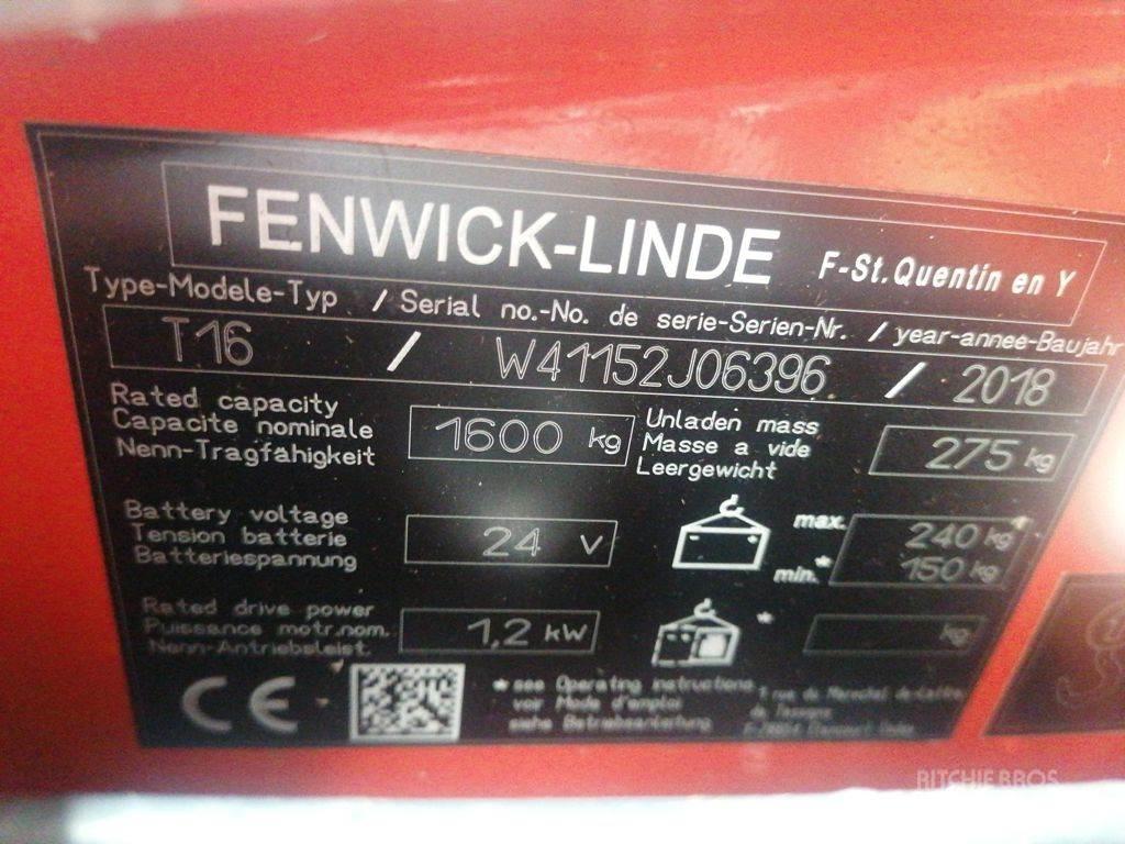Linde T16 Düsük seviye kaldirici