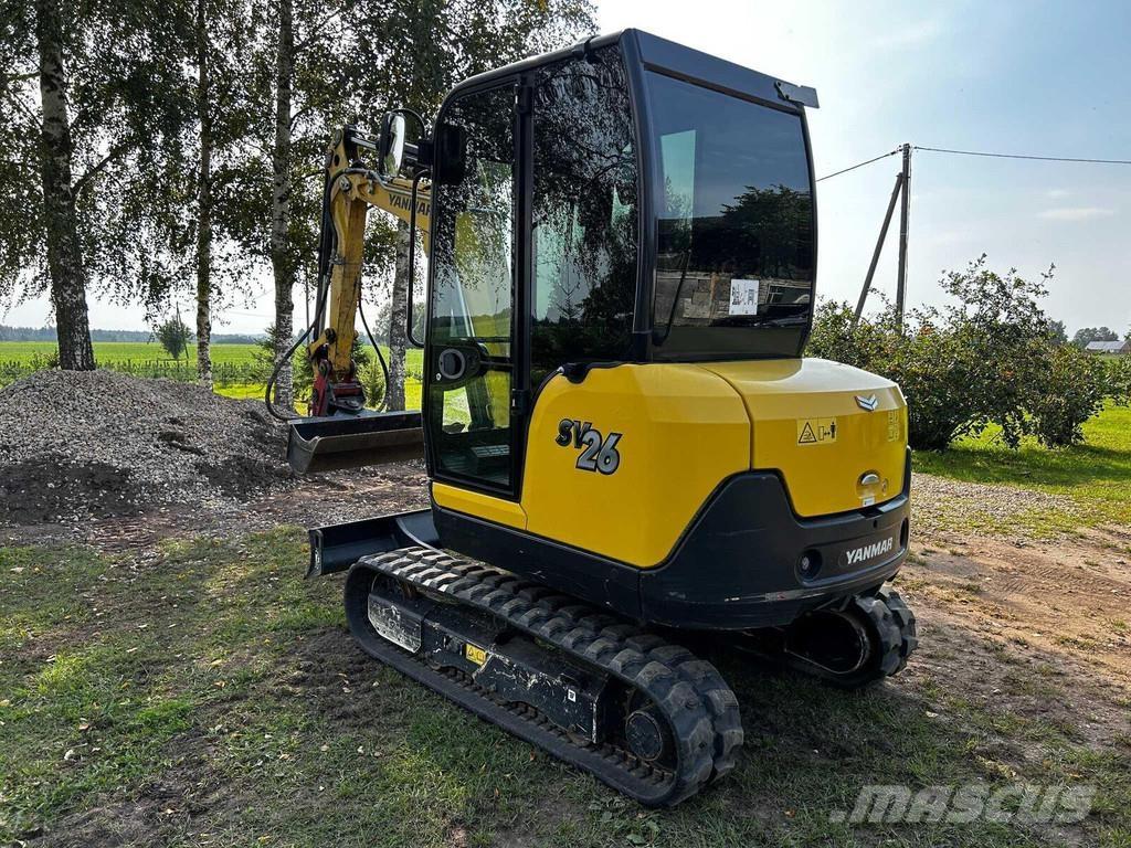 Yanmar SV26 Mini ekskavatörler, 7 tona dek