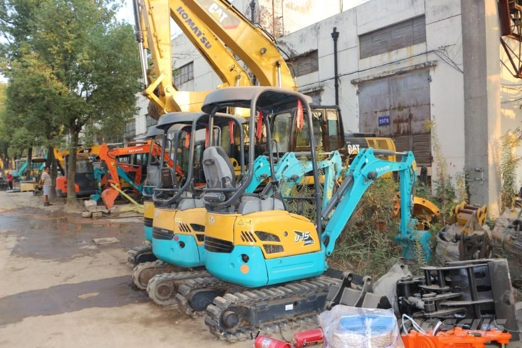 Kubota u 15 Mini ekskavatörler, 7 tona dek