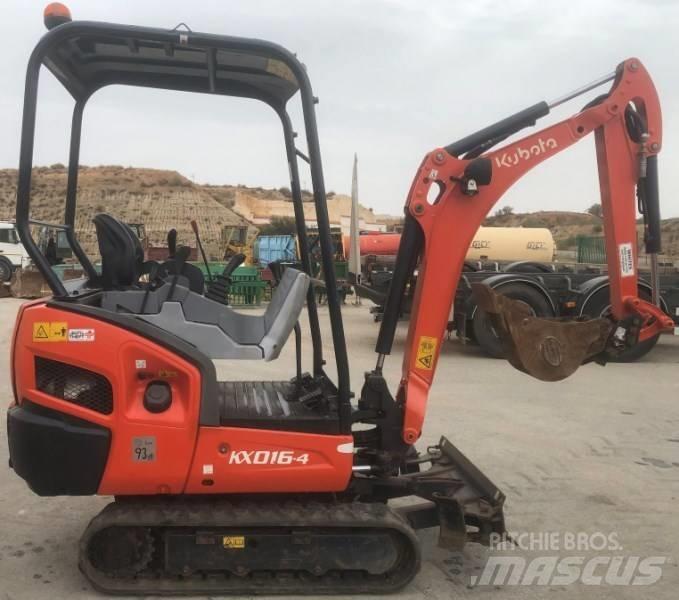 Kubota kx016-4 Mini ekskavatörler, 7 tona dek