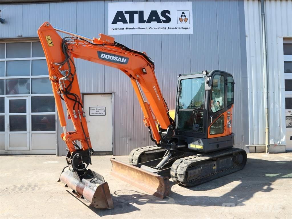 Doosan DX63-3 Mini ekskavatörler, 7 tona dek