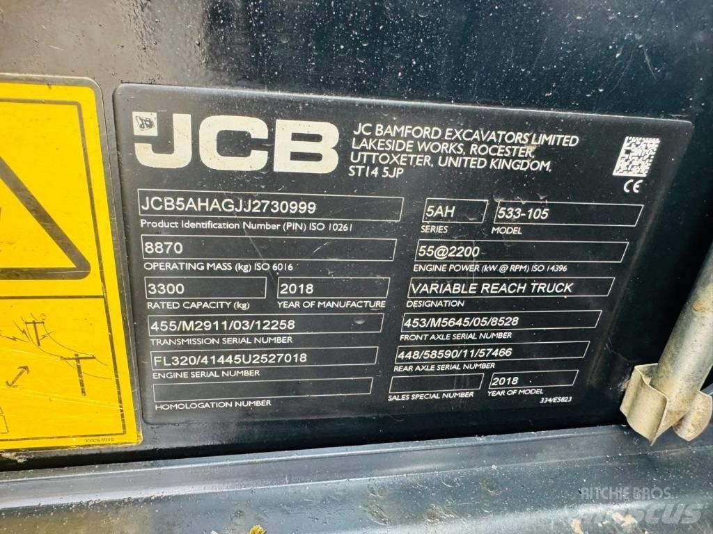 JCB 533-105 Teleskopik yükleyiciler