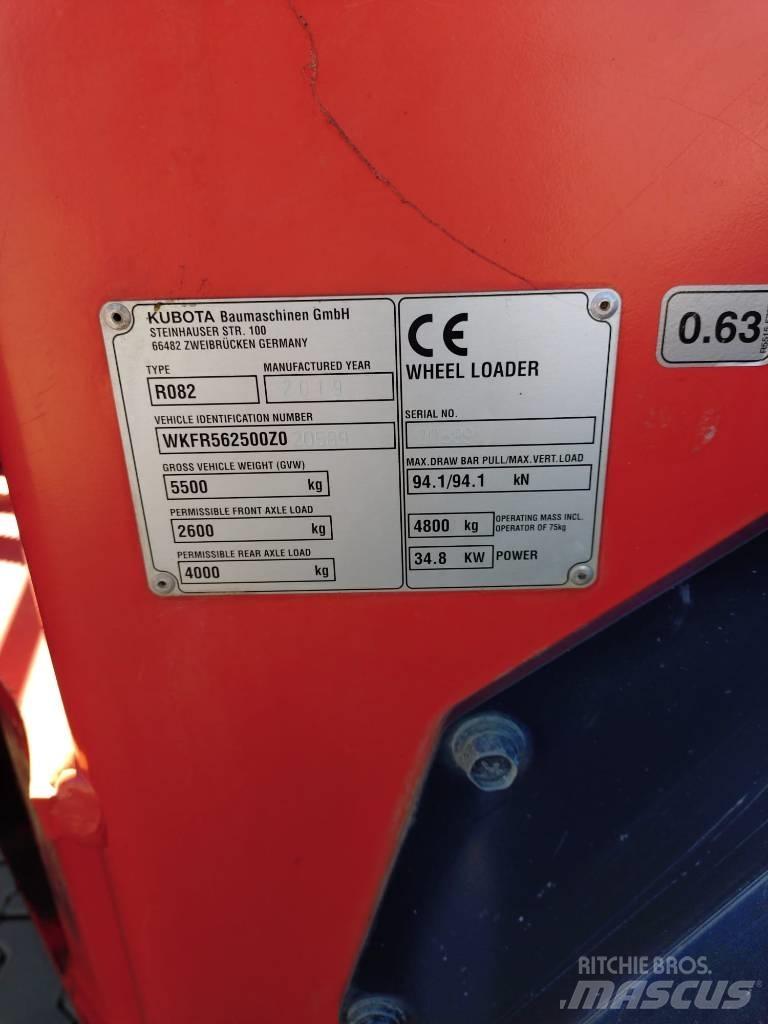 Kubota R 082 Tekerlekli yükleyiciler