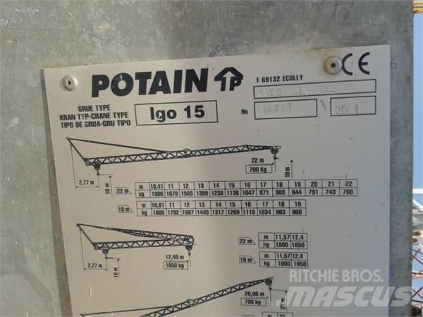 Potain Igo 15 Kule vinçler
