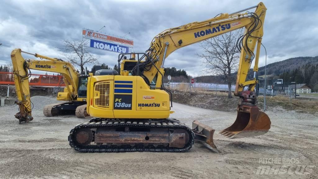 Komatsu PC 138 US-11 Paletli ekskavatörler