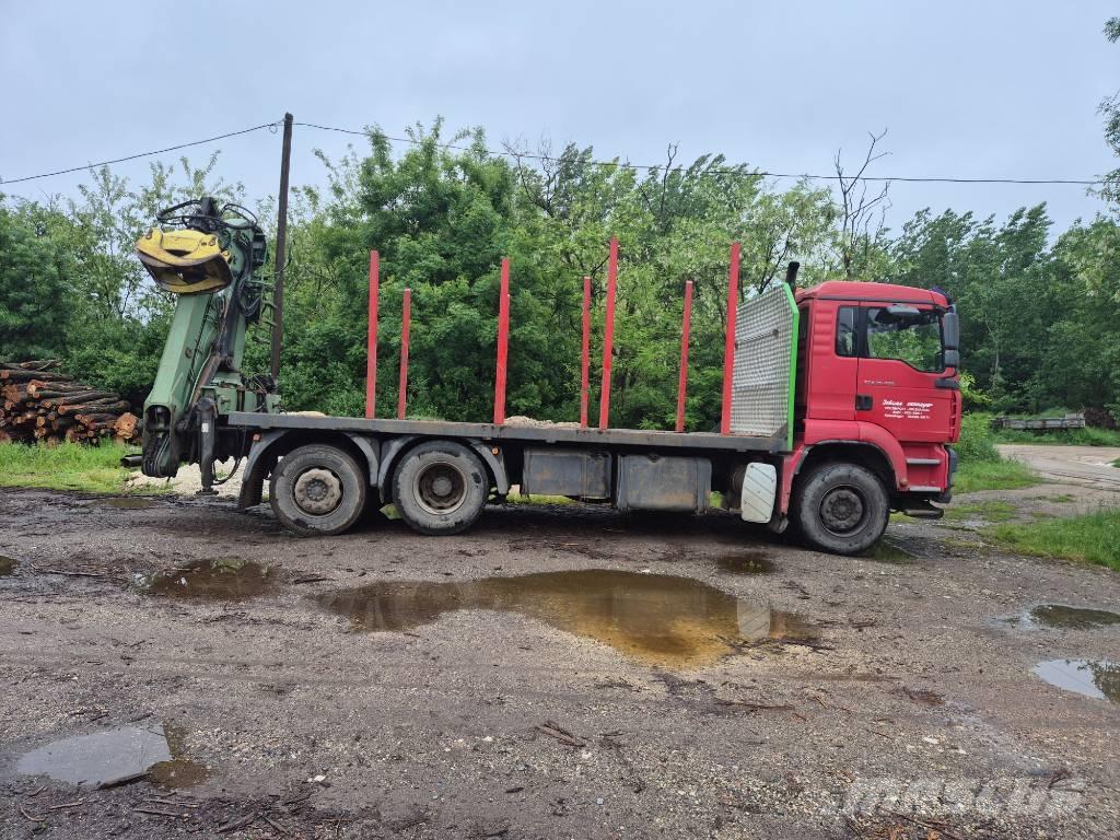 MAN TGA 26.430 Tomruk kamyonlari