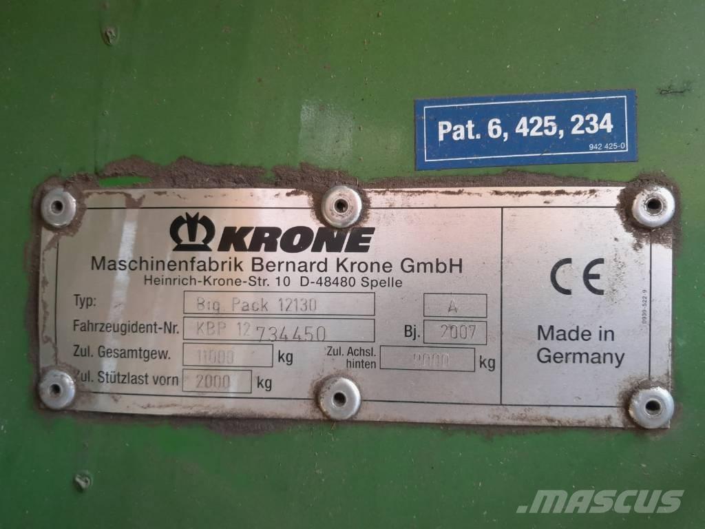 Krone Big Pack 12130 Küp balya makinalari