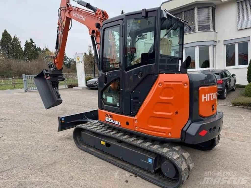 Hitachi ZX65 USB-6 Mini ekskavatörler, 7 tona dek