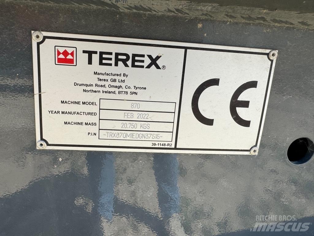 Terex 870 Gezer eleyiciler