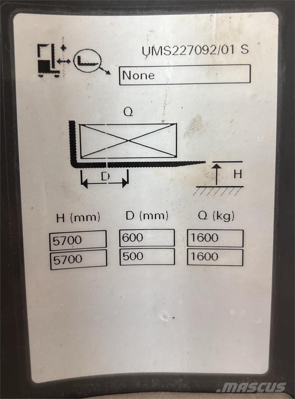 Atlet UMS160 Reach truck - depo içi istif araçları
