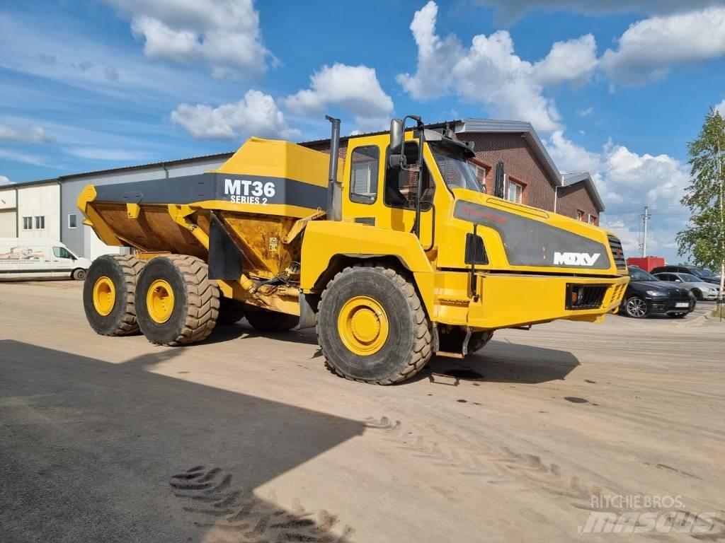 Moxy MT 36 II Belden kirma kaya kamyonu