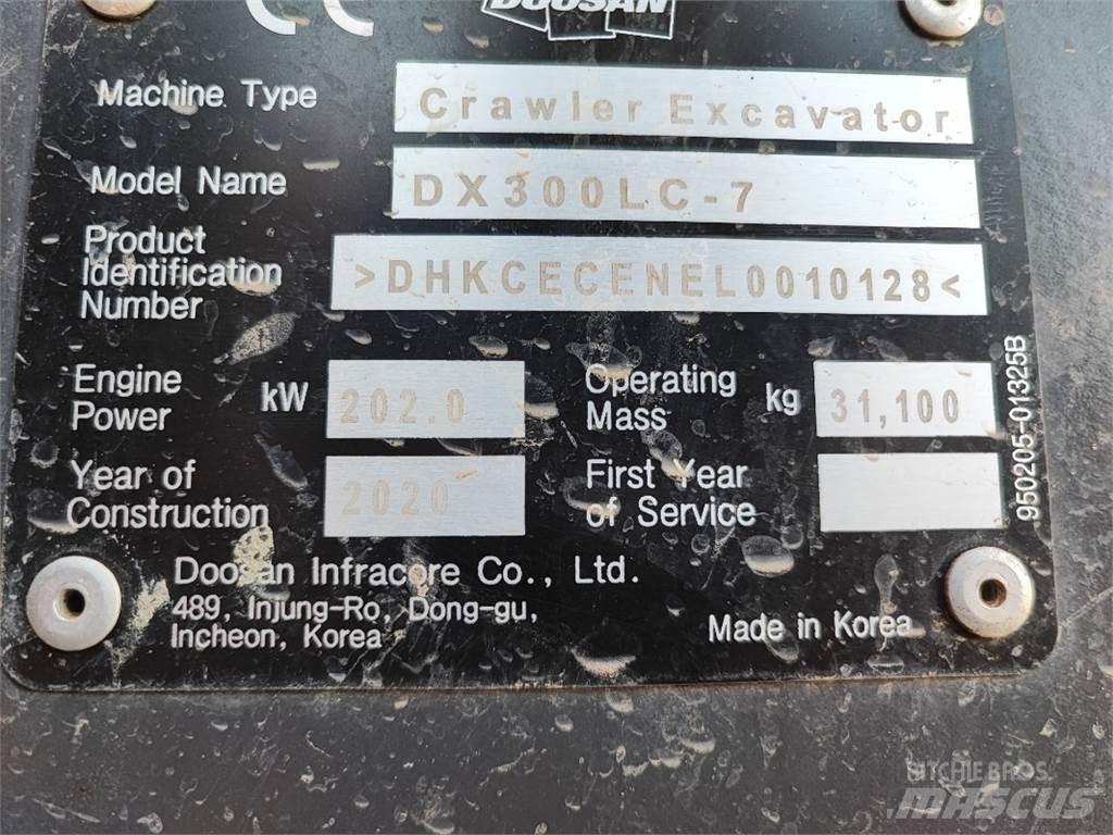 Doosan DX300LC-7 Paletli ekskavatörler
