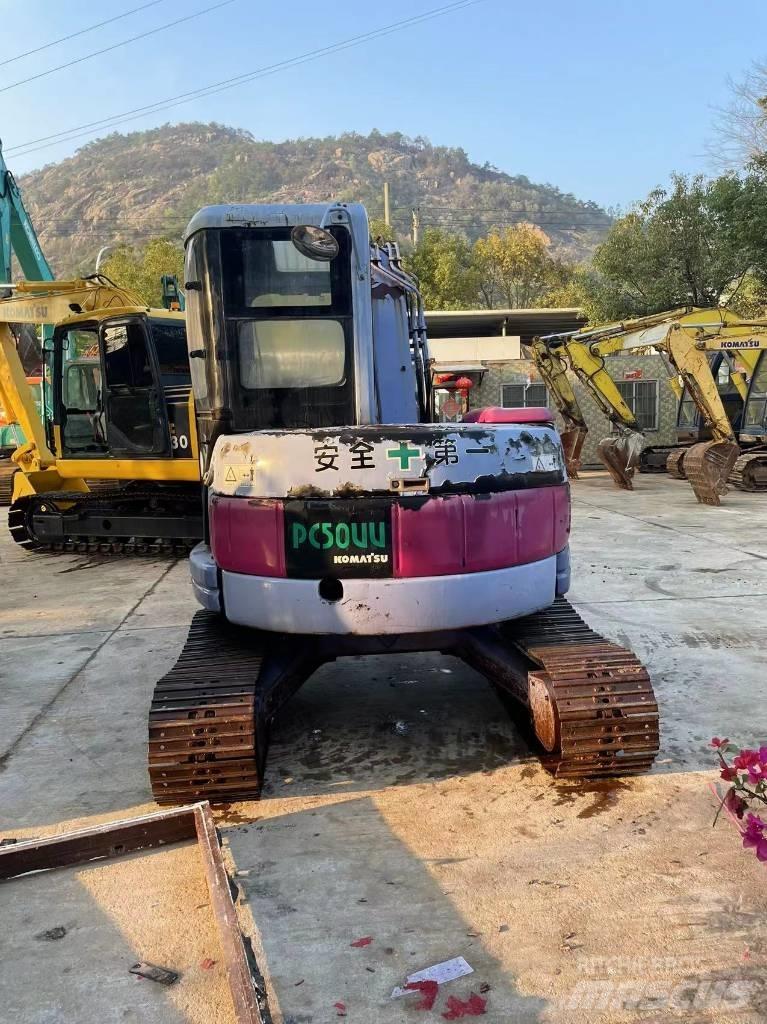 Komatsu PC 50 UU Mini ekskavatörler, 7 tona dek
