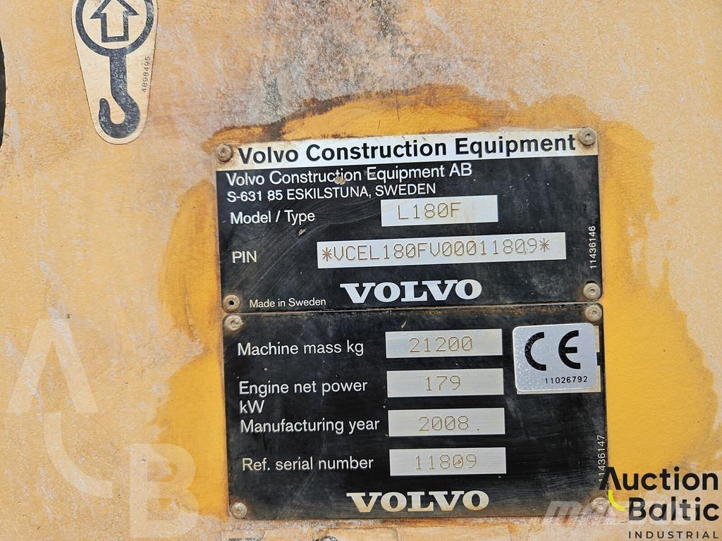 Volvo L 180 F Tekerlekli yükleyiciler